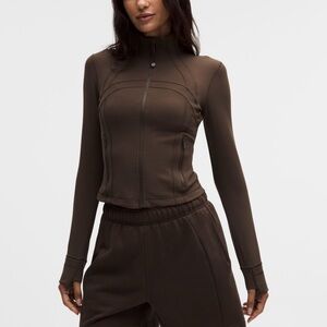 Espresso Brown Lululemon Cropped Define Jacket Size 4 (s)